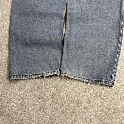 Levi's 560 baggy jeans y2k blue Wide leg comfort fit denim pants red tab logo