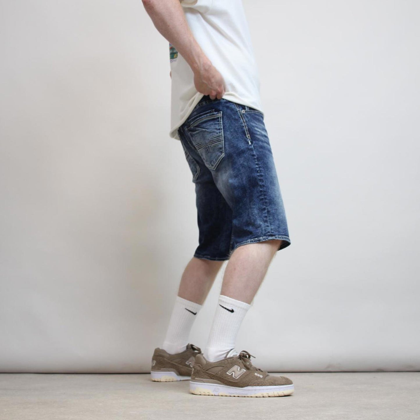 Mens BKE denim shorts W34