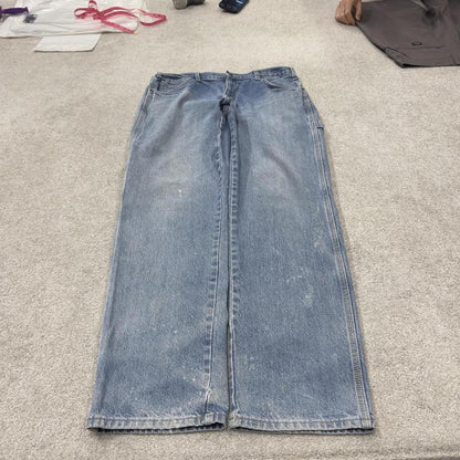 Dickies carpenter jeans loose straight blue Loose denim cargo skater style work pants