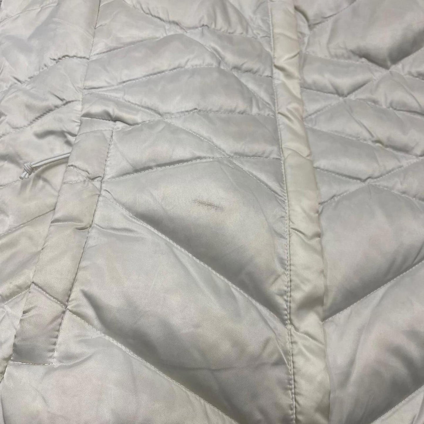 00s North Face puffer gilet S women's white y2k 550 down tech style autumn winter