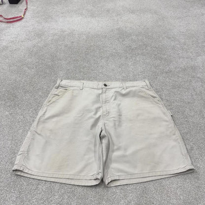 Carhartt carpenter shorts loose workwear beige Canvasy original fit skate style shorts