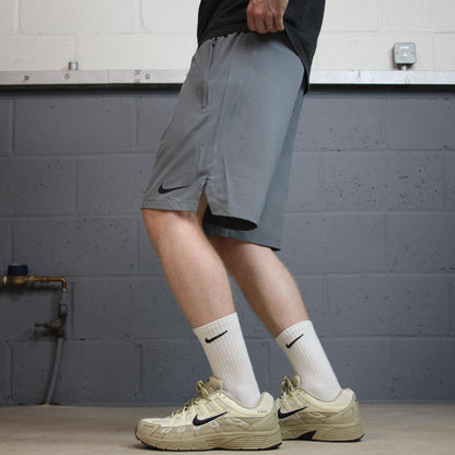 Nike sports shorts y2k loose grey Dri-Fit comfy floaty summer gym shorts