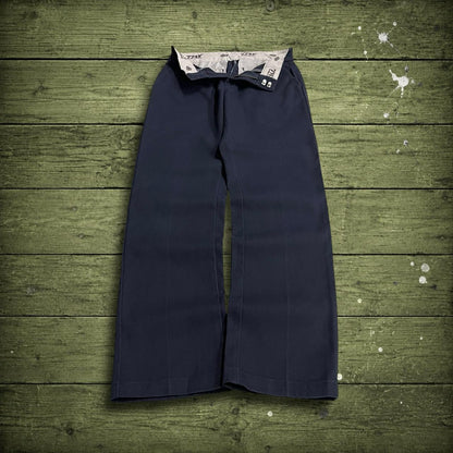 Dickies 774 pants women’s size 2 navy original fit Chino style skate work trousers