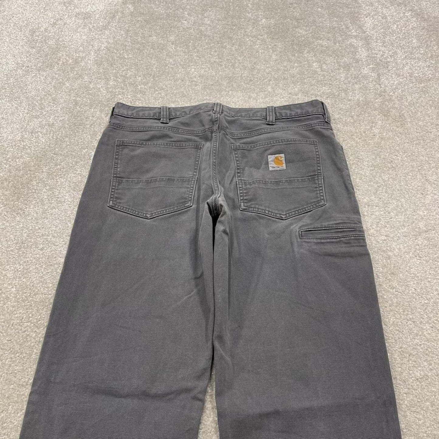 Carhartt carpenter jeans relaxed fit grey Loose canvas skate style workwear cargo pants