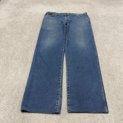 Vintage 90s Dickies jeans y2k skater style W38L33 blue denim 5 pocket workwear pants