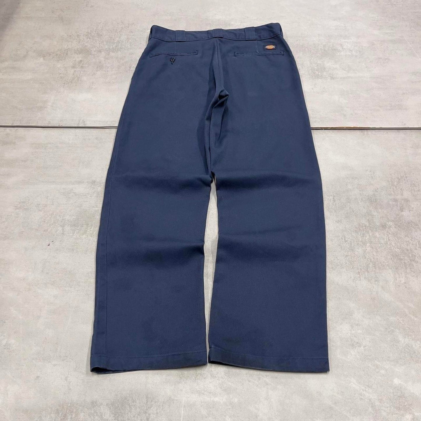 Dickies 874 Pants W32L30 navy original fit twill chino 90s style skater pants