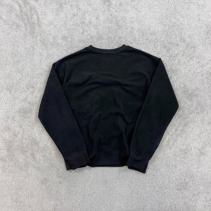 Black Levi's technical fleece youth XL 13-15 yrs pullover y2k autumn