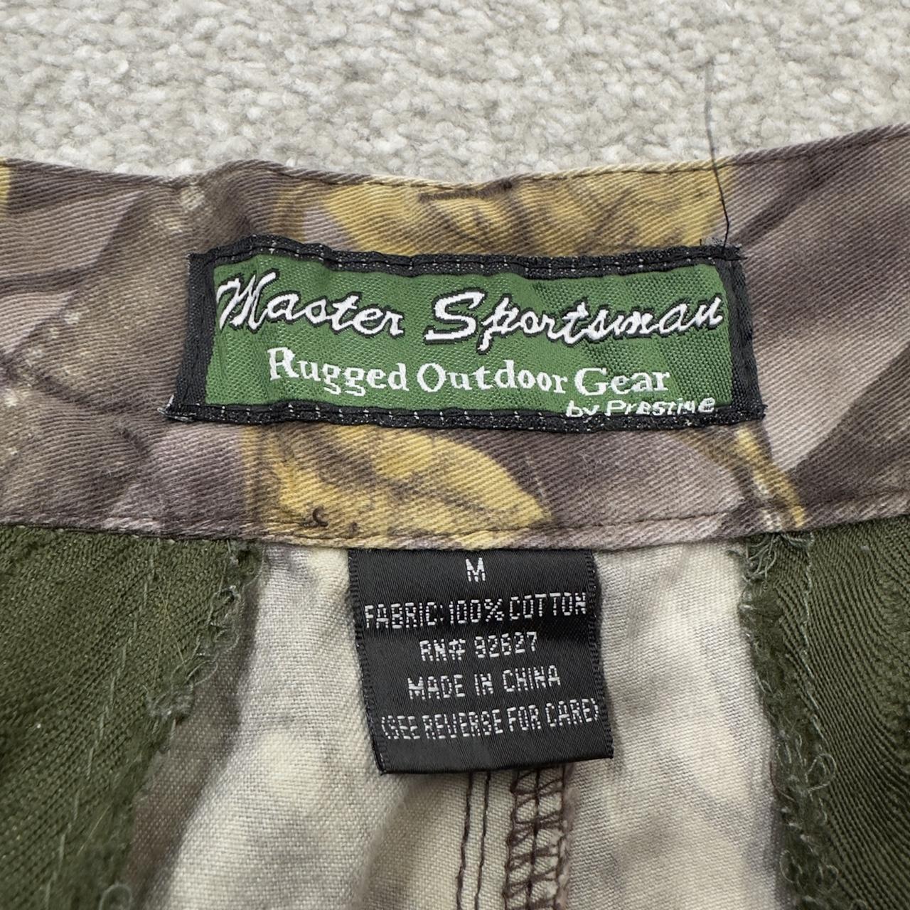 Vintage Camo Realtree style cargo pants Y2K khaki M Master sportsman camouflage loose trousers