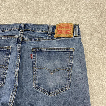 Y2k Levi's 505 jeans straight leg blue Casual denim pants red tab logo