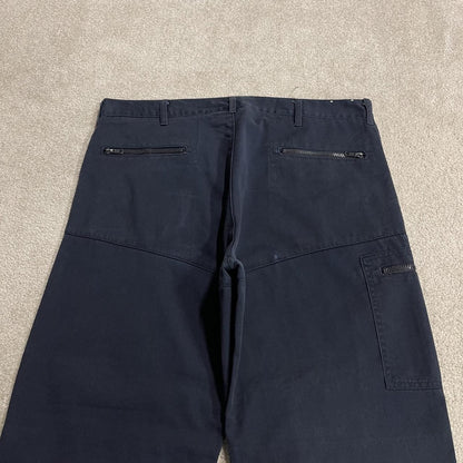 Dickies double knee works pants navy W38L30 Loose chino utility skate cargo work trousers
