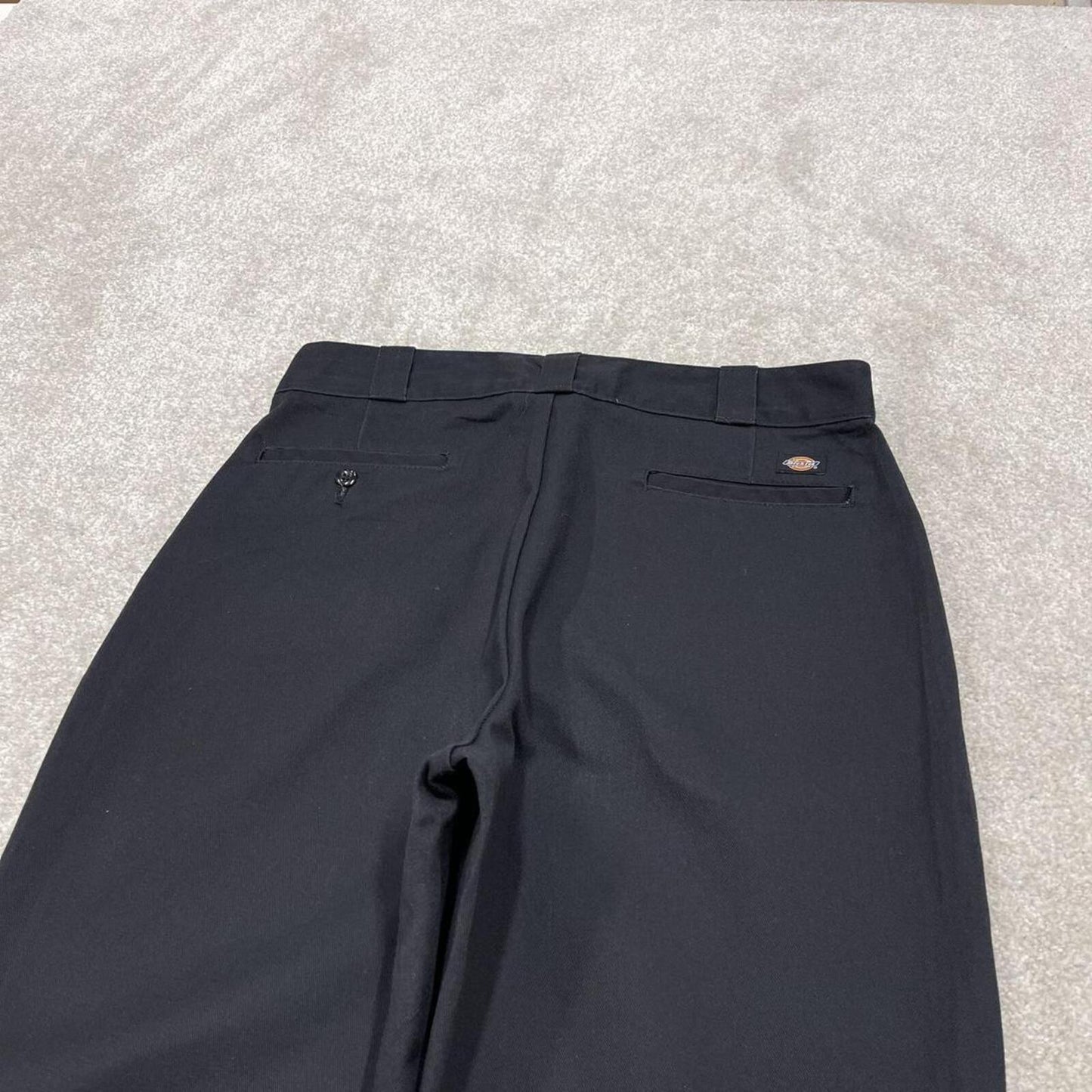 Y2K Dickies 874 work pants black Straight loose chino style workwear skater trousers