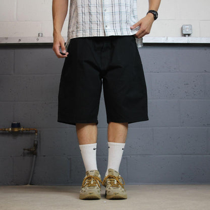 Dickies carpenter shorts Y2K black Lightweight skater style work shorts loose cargo
