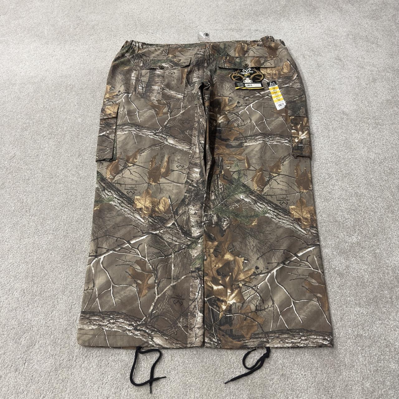 Realtree baggy camo cargo pants y2k khaki XXL Wide leg camouflage hunting pants