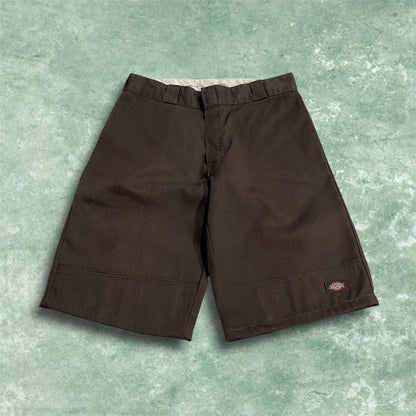 Brown Dickies carpenter shorts Y2K skater Loose surf style cargo chino summer shorts