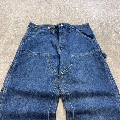 Carhartt double knee carpenter jeans W36L32 baggy blue denim 90s skater style work cargos