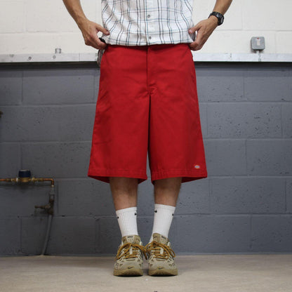 Dickies baggy chino shorts carpenter navy Chino style skater shorts long wide leg festival