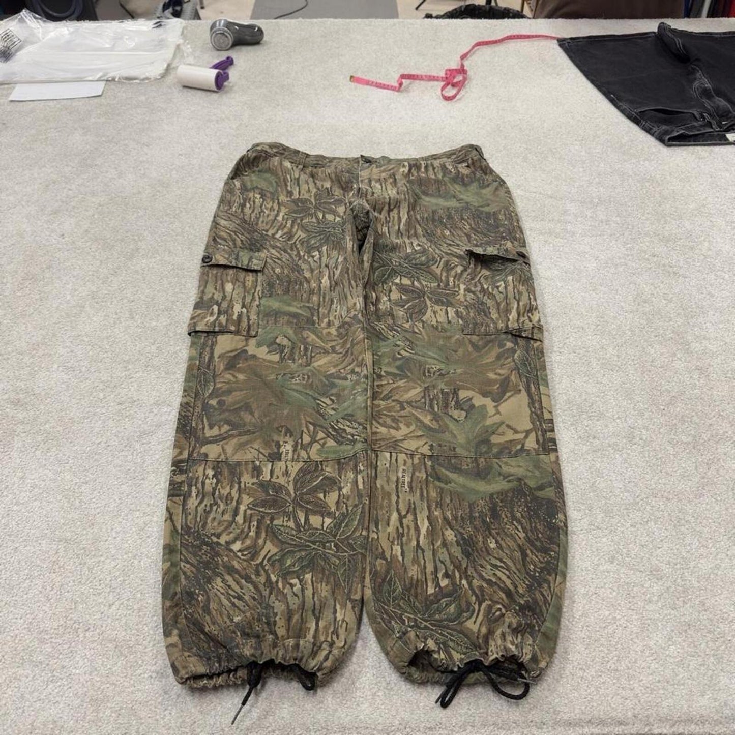 Walls Realtree camo cargo pants loose khaki Loose leg camouflage utility hunting pants