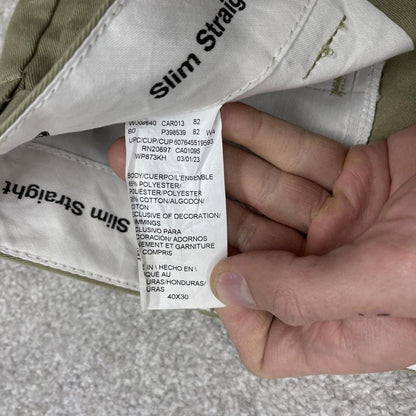 Dickies work pants slim straight khaki Twill chino skate style trousers