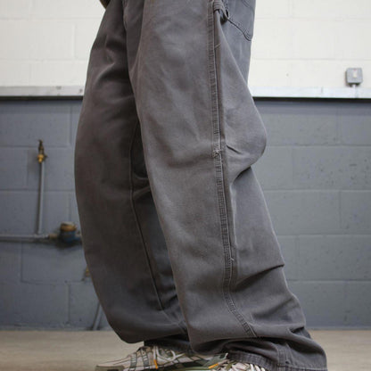 Vintage baggy Dickies carpenter jeans W42L32 grey 90s skater style workwear cargo pants