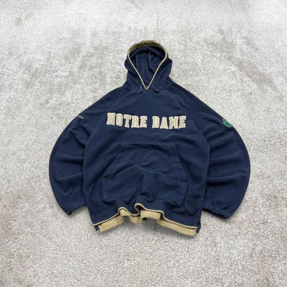 00s Columbia pullover fleece M men's navy y2k style autumn hoodie