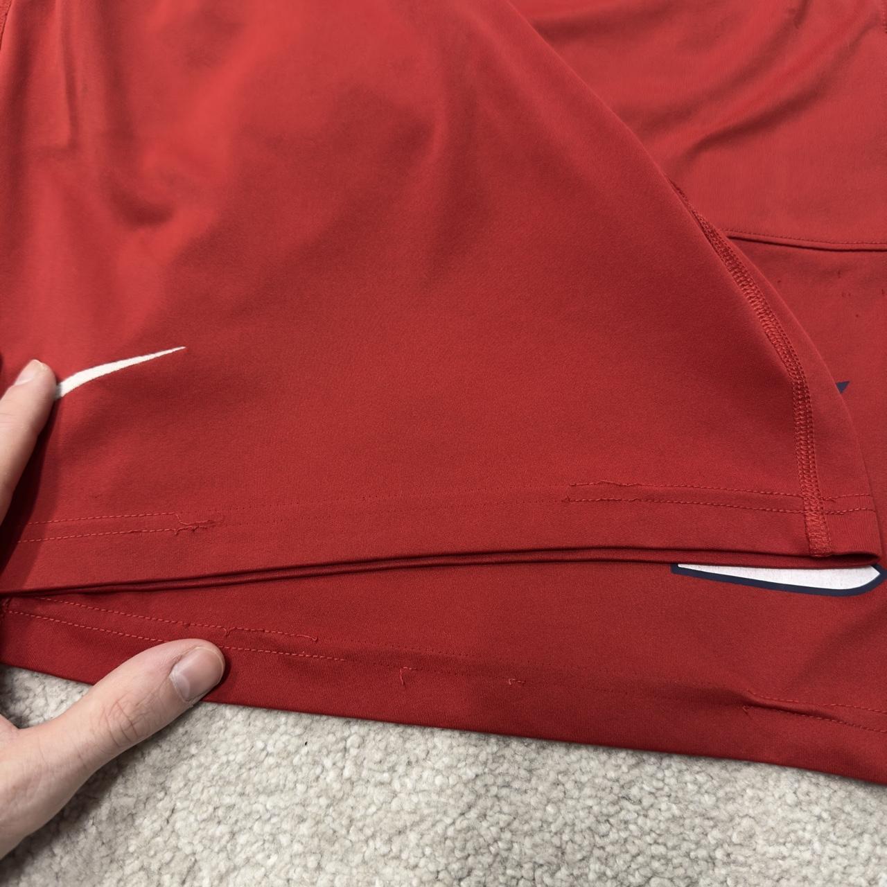 Nike sports shorts y2k loose red Comfy floaty summer gym shorts