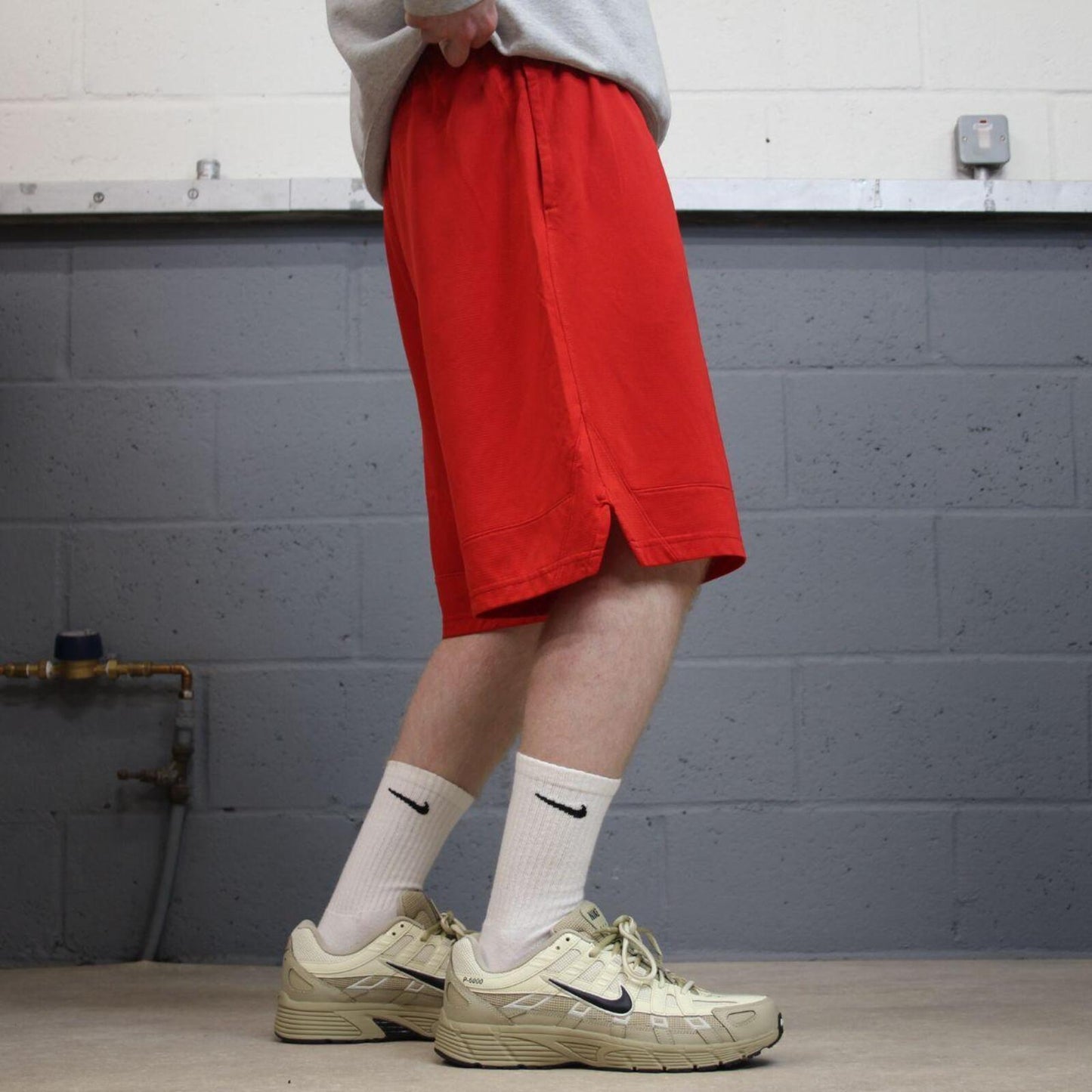 Baggy Nike sports shorts y2k red Casual style comfy loose floaty summer gym shorts