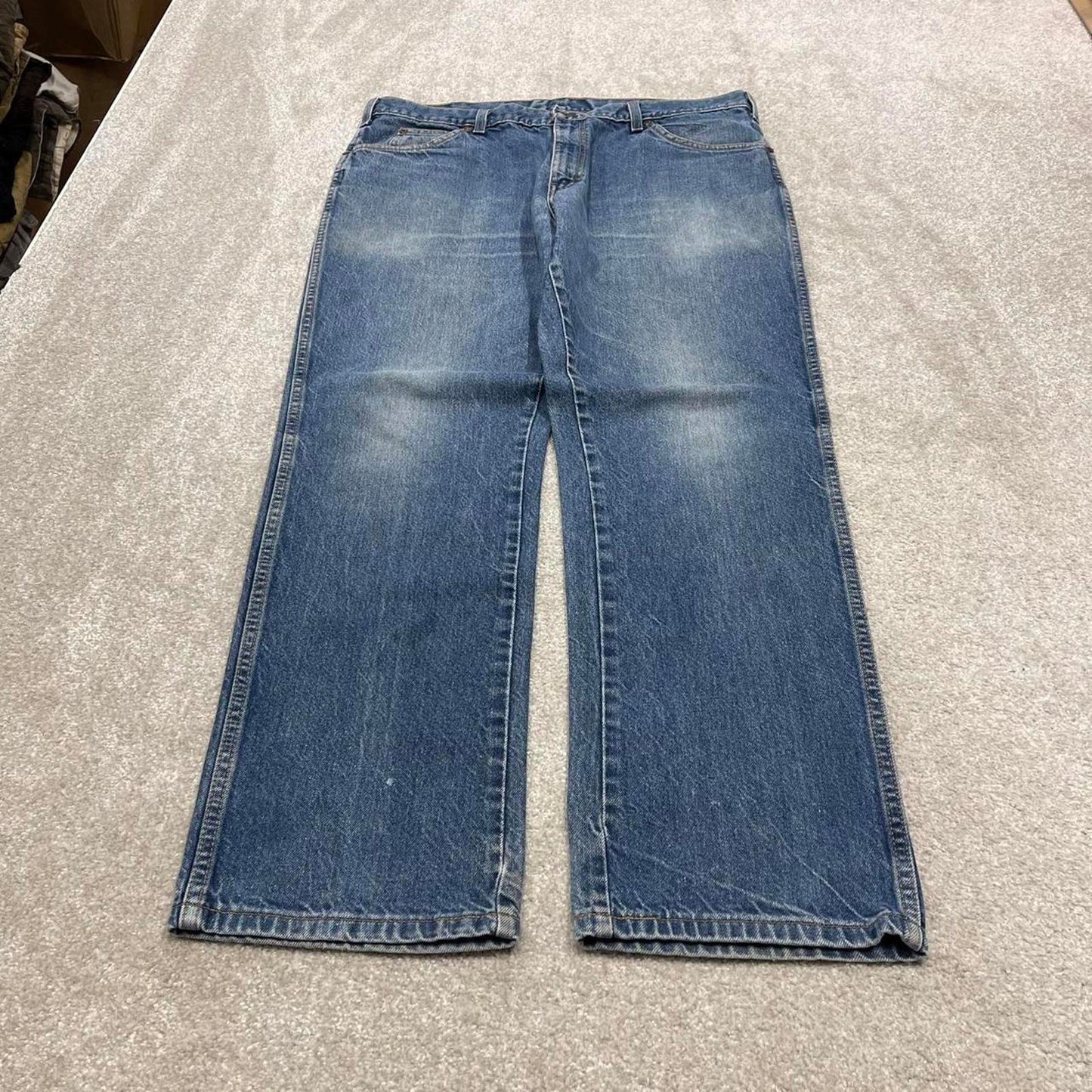 Vintage 90s Dickies jeans W38L32 00s skate style blue denim workwear pants American