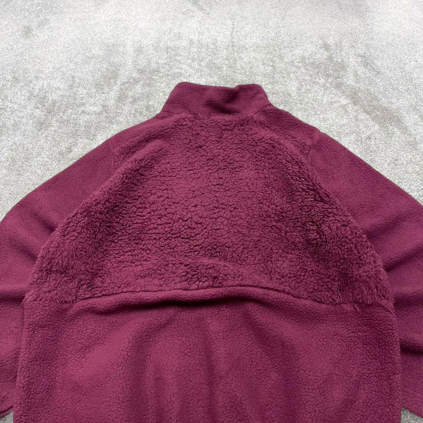 00s Columbia technical fleece XL women's purple full zip up y2k style autumn adjustable waist
