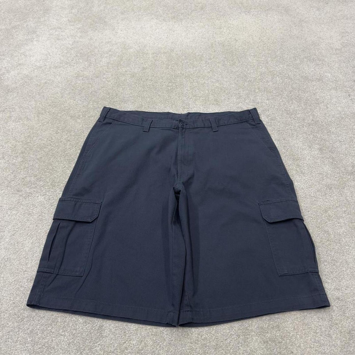 Dickies baggy cargo shorts chino navy Chino style skater shorts long wide leg festival
