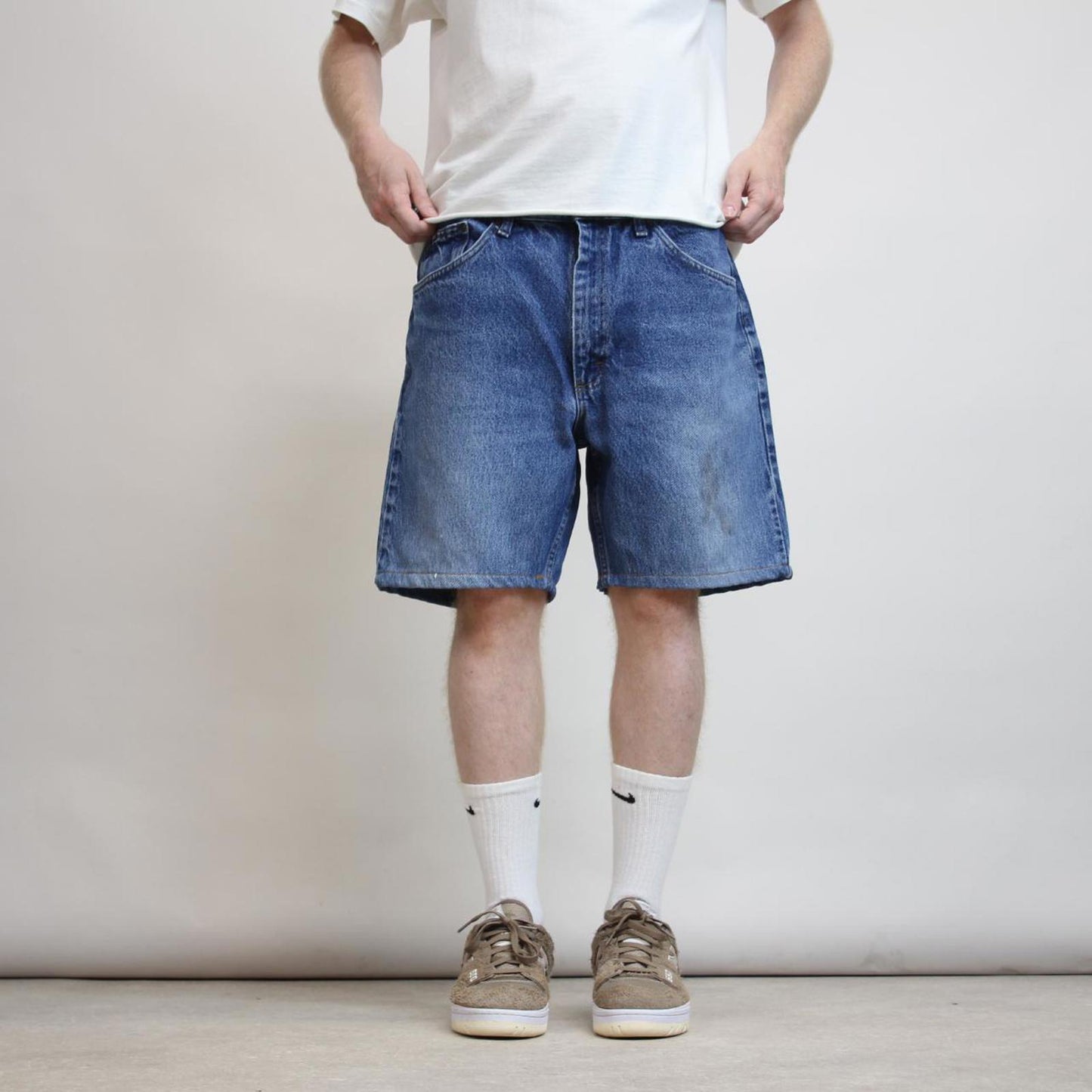 Mens blue Lee Jorts W38