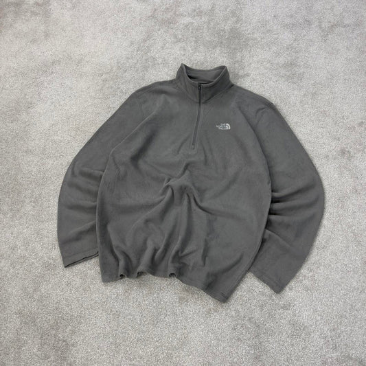 Y2K The North Face technical fleece L grey men’s 1/4 zip