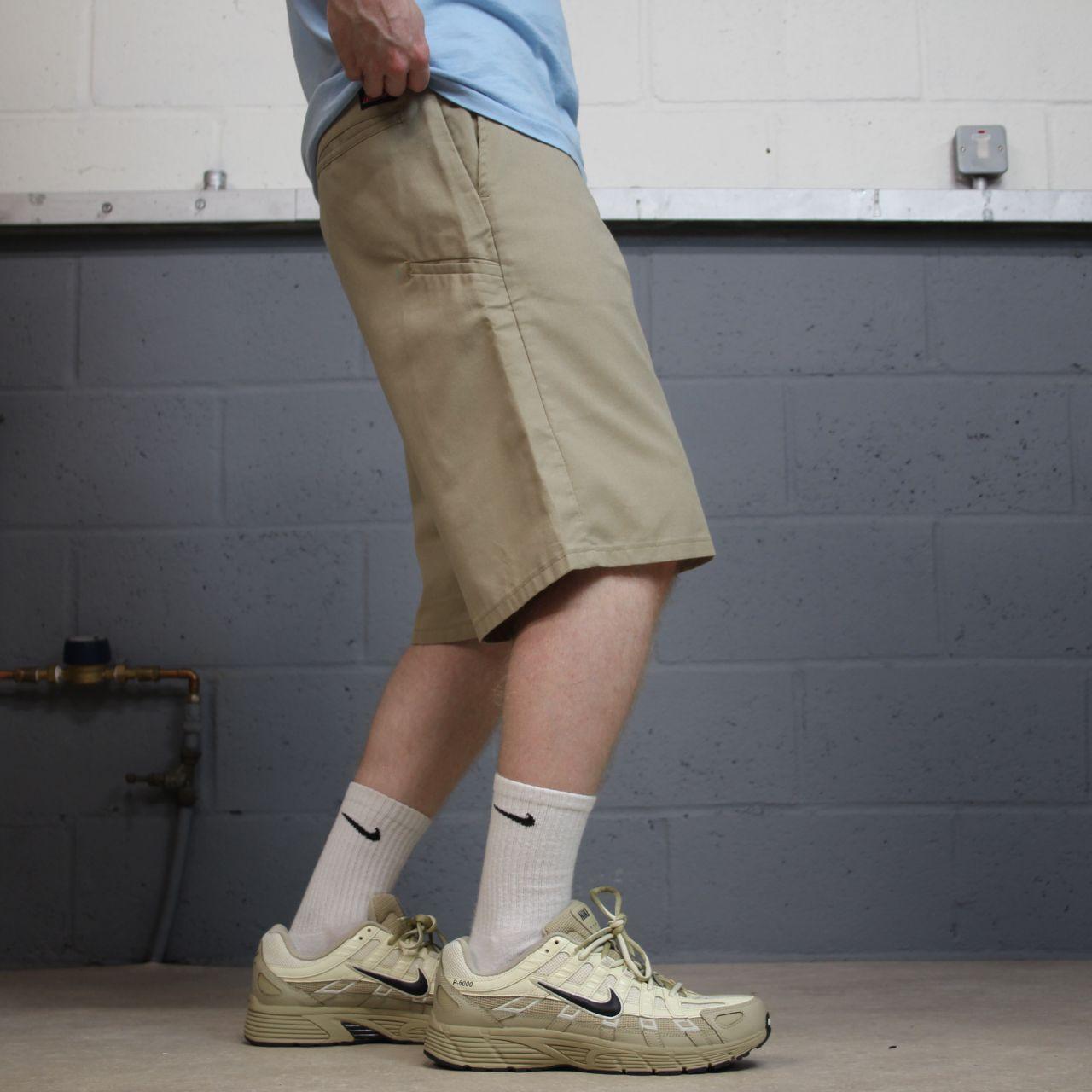 Dickies carpenter chino shorts long leg khaki Chino style skater shorts loose leg festival