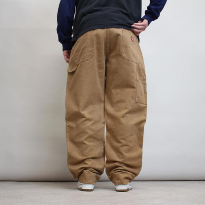 Tan Dickies carpenter jeans W40L32 loose canvas 90s style skater cargos