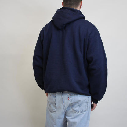 Navy vintage Russell hoodie XL