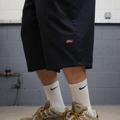 Dickies carpenter shorts chino black Chino style skater shorts long loose leg festival