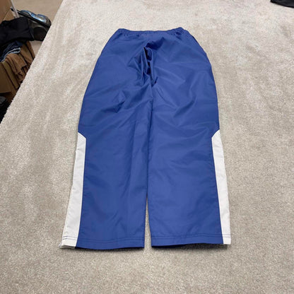 Y2k Champion tracksuit bottoms blue Small mens loose 00s joggers logo trackies sporty style