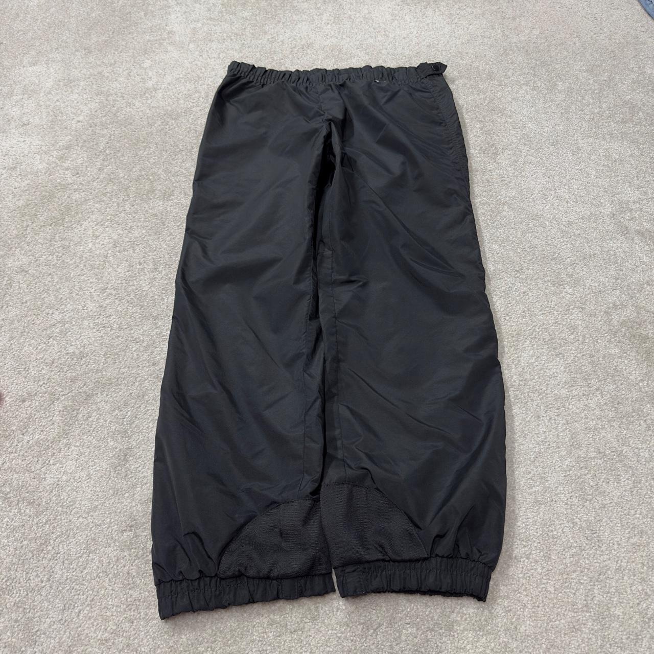 Columbia y2k hiking utility tech pants black medium Waterproof loose outdoors pants