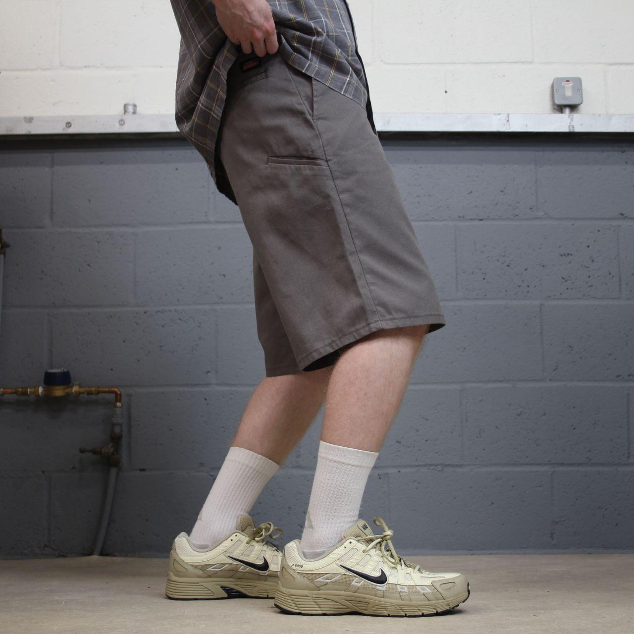 Dickies carpenter chino shorts long leg grey Twill chino skater style shorts loose fit