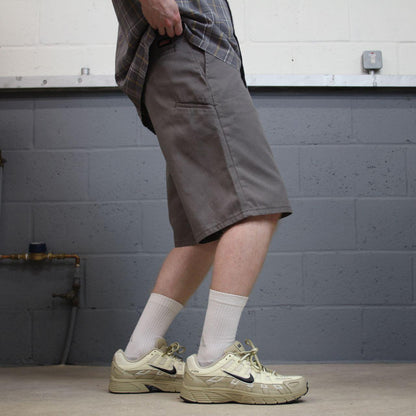 Dickies carpenter chino shorts long leg grey Twill chino skater style shorts loose fit