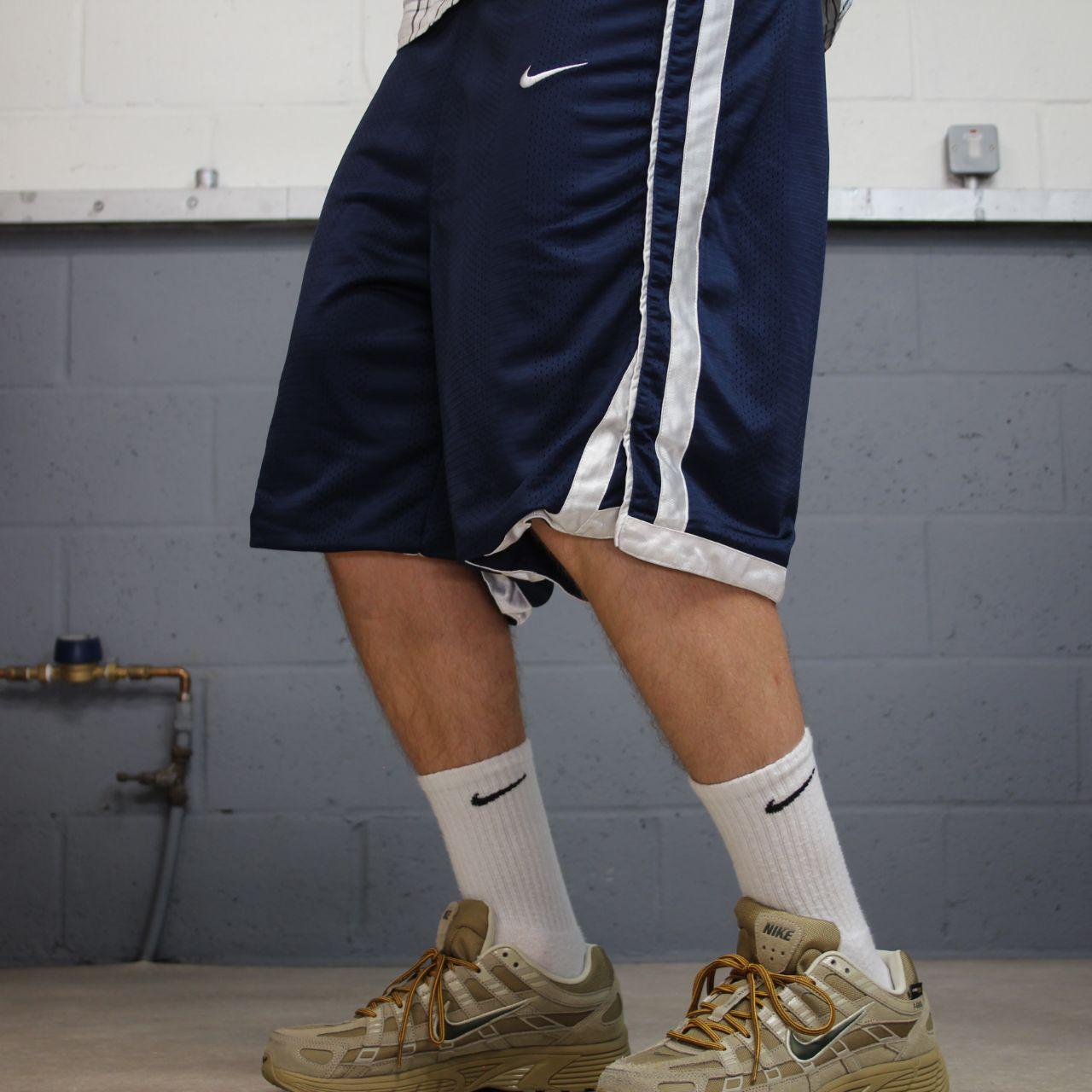 Nike sports shorts y2k loose navy Loose comfy floaty summer gym shorts
