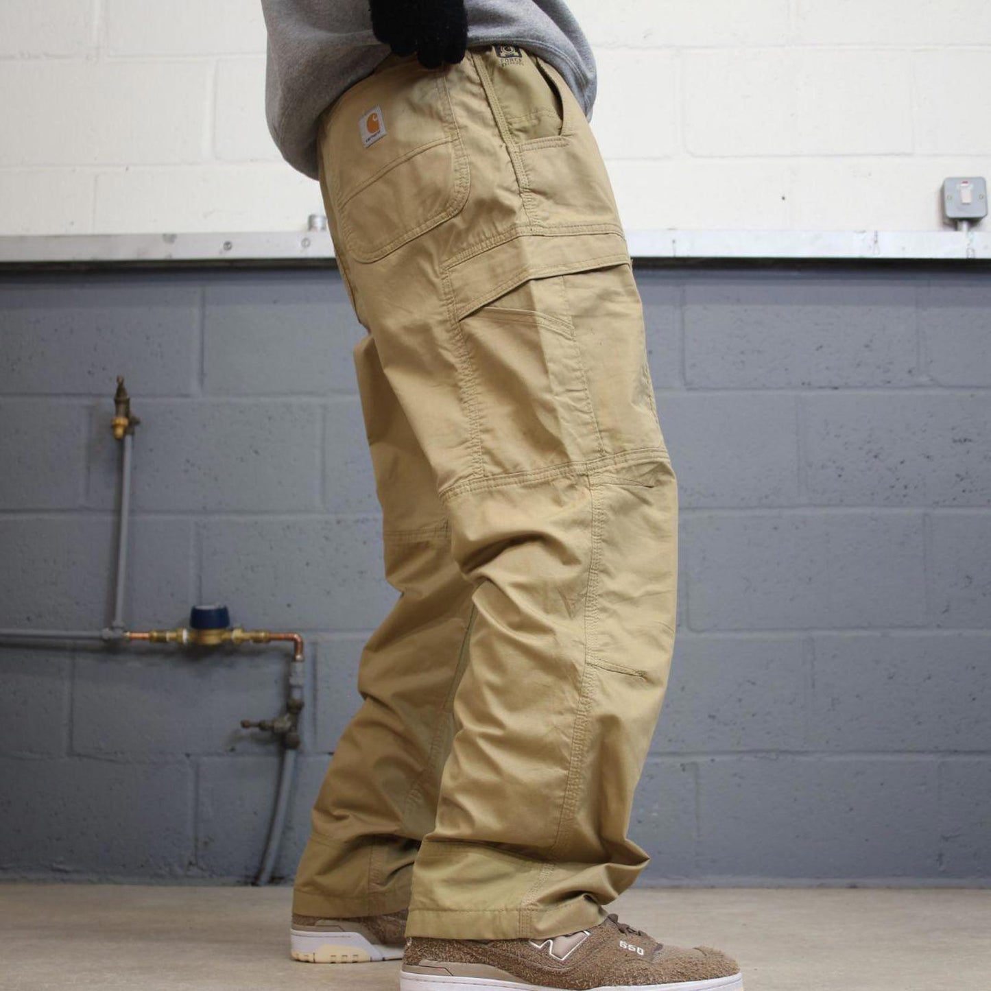 Carhartt carpenter pants W38L30 loose khaki relaxed fit skate pants