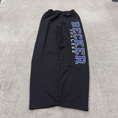 Y2K Champion sweatpants black joggers loose leg Loose casual 2000s style jogging bottoms