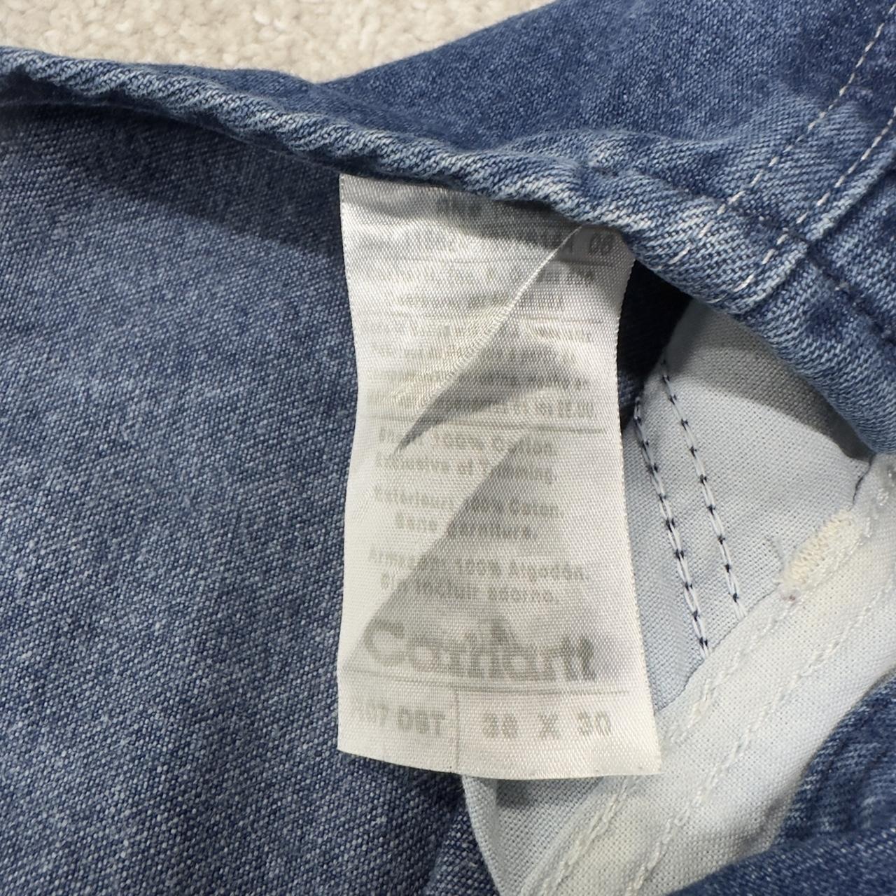 Carhartt dungarees denim overalls y2k blue Bib & brace utility workwear farmer