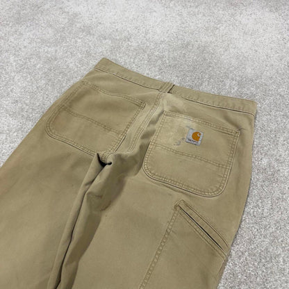 00s Carhartt carpenter pants tan W31L30 90s skater style relaxed fit cargos