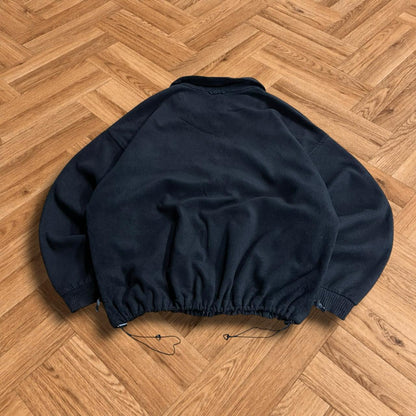 Y2K Colombia technical fleece black Full zip autumn adjustable technical fleece
