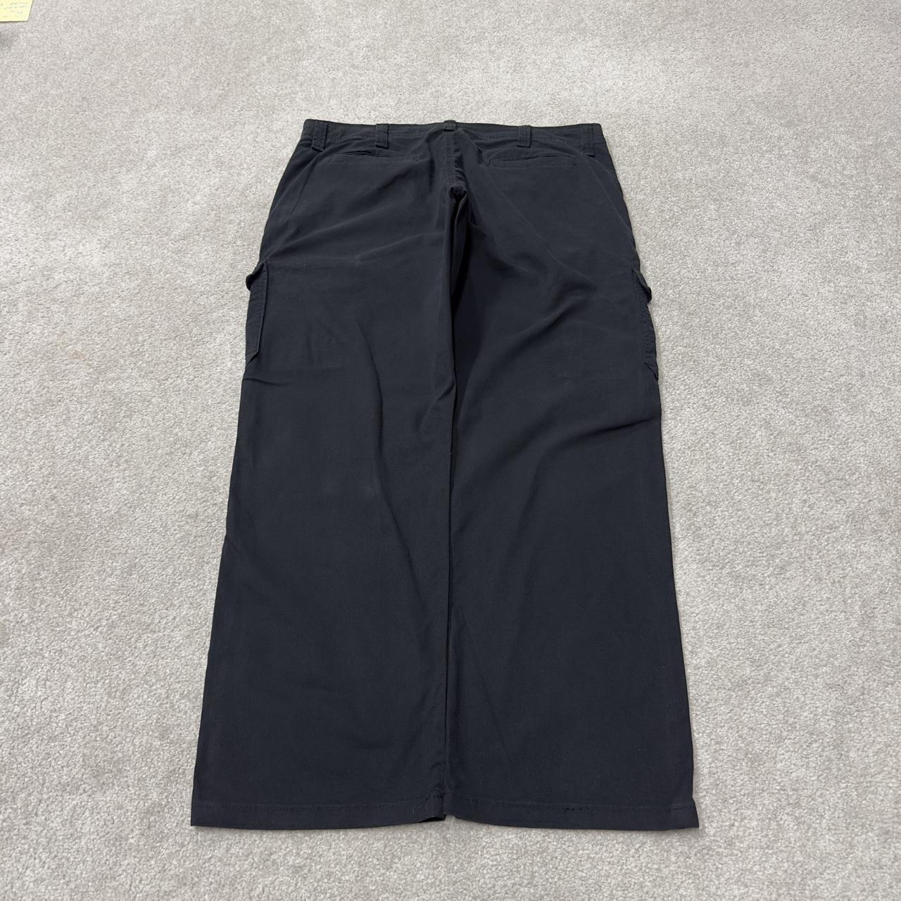 Wrangler cargo pants relaxed y2k black W36L30 Loose straight leg skater work pants