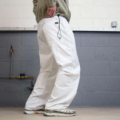 Y2K baggy Dickies carpenter pants white Loose wide-leg skater style painters cargo pants