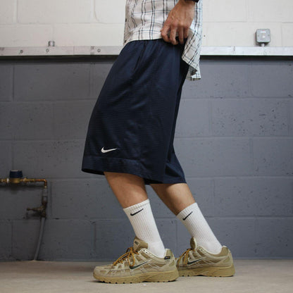 Nike baggy sports shorts y2k navy Loose fit comfy floaty summer gym shorts