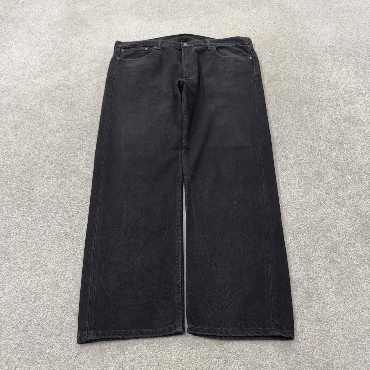 Black Levi’s 505 jeans y2k W40L30 Levi’s straight leg 505 red tab logo pants
