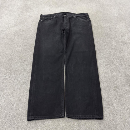 Black Levi’s 505 jeans y2k W40L30 Levi’s straight leg 505 red tab logo pants